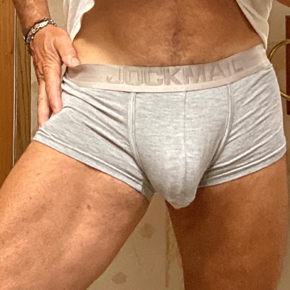 Jockmail, gray trunks, medium, - Picture 1 of 5